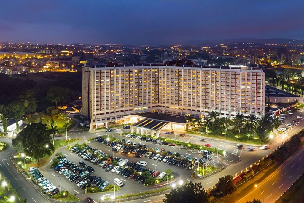 Pictured is the Transcorp Hilton Abuja in Nigeria. Expedia CEO Peter Kern believes travelers will return to hotels, including those in urban areas, once the pandemic abates.