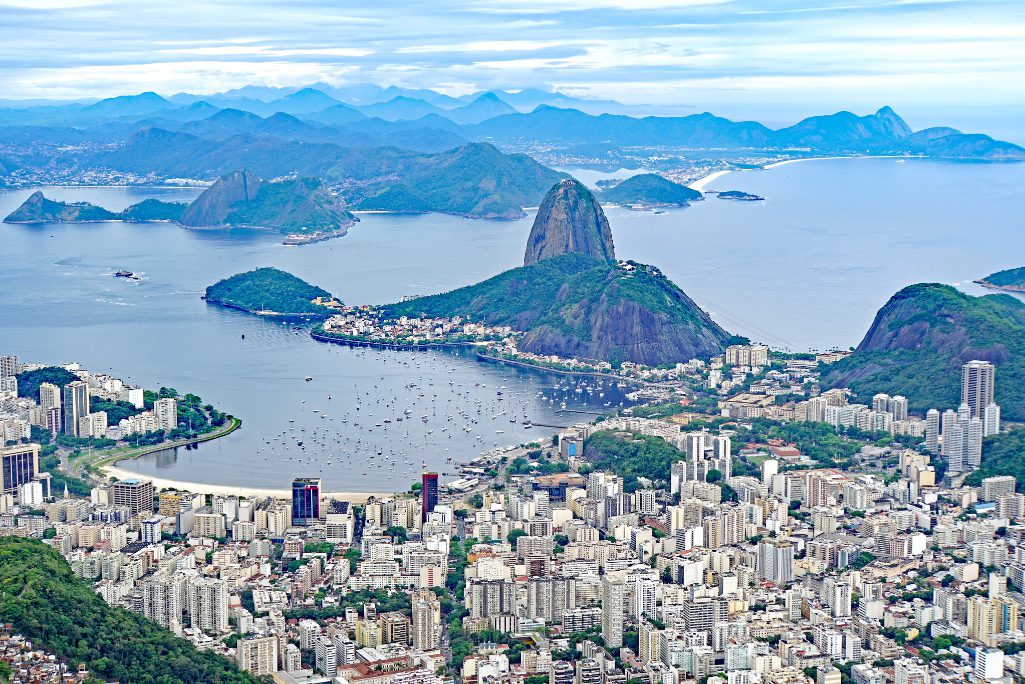 A look at the cityscape of Rio de Janeiro in Brazil. 