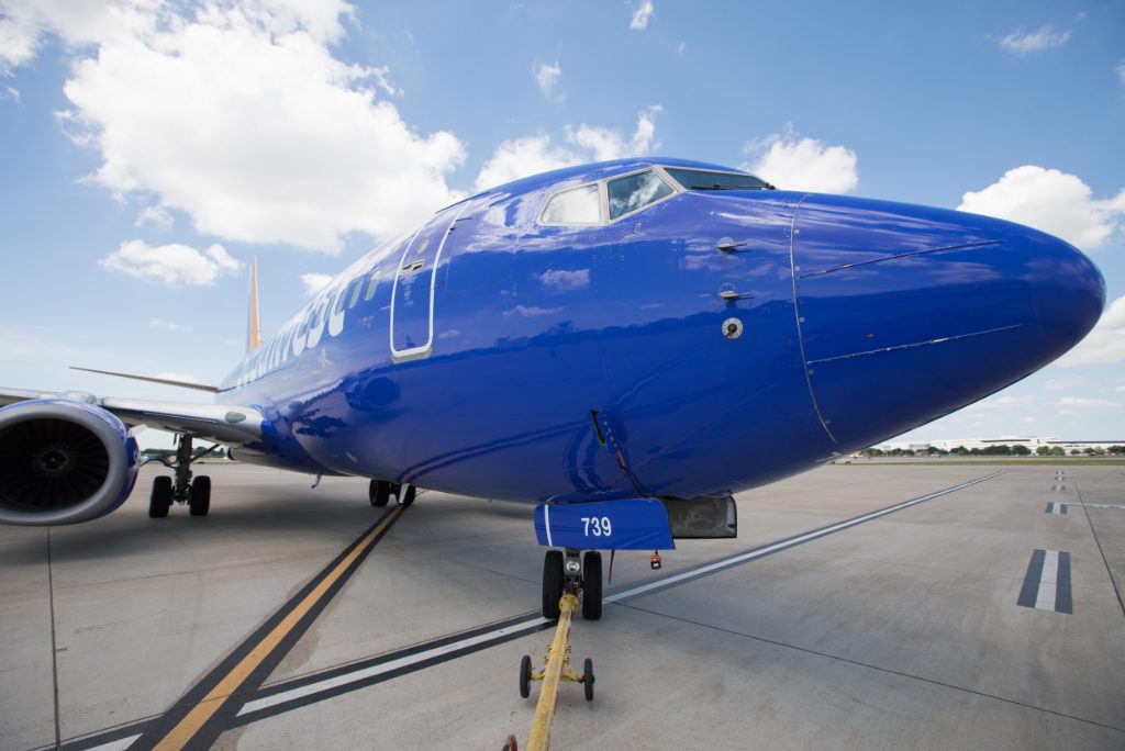 Southwest Airlines operations at Dallas Love Field. // Stephen M. Keller, 2020