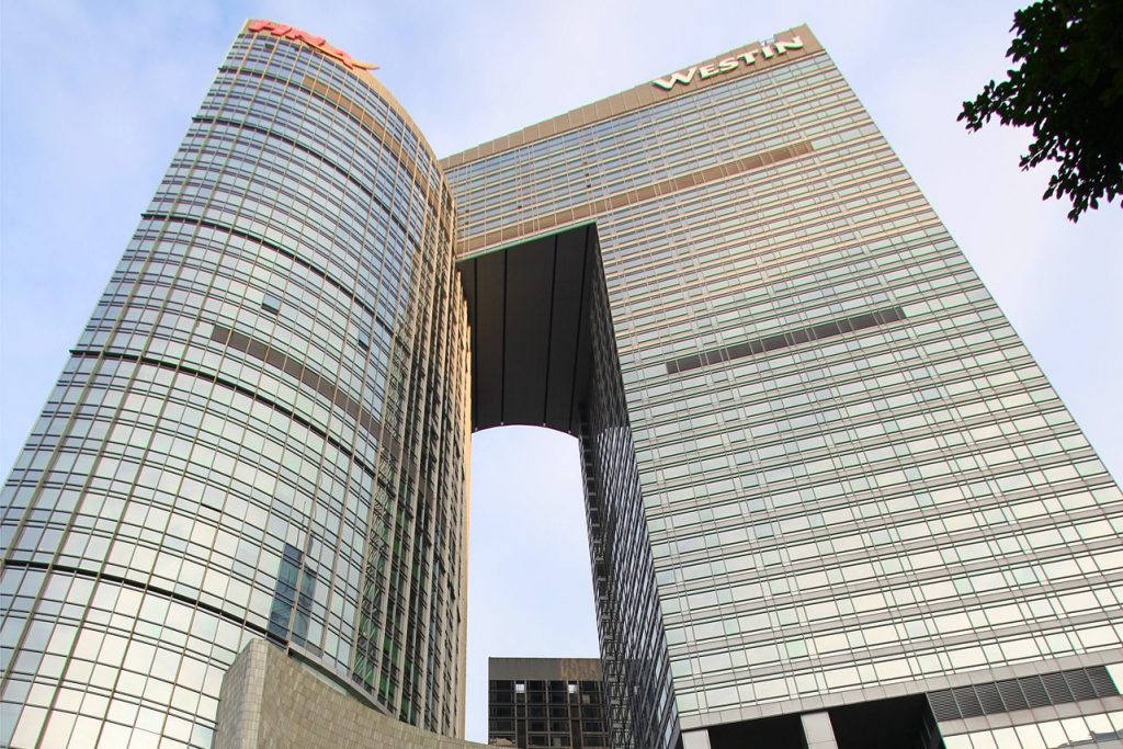 Countries like China present a major opportunity for Marriott to expand while construction lending remains tight for new hotels in the U.S. (pictured: a Westin in Guangzhou).