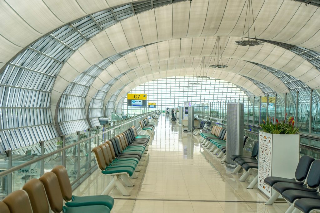 Empty Airport Terminal