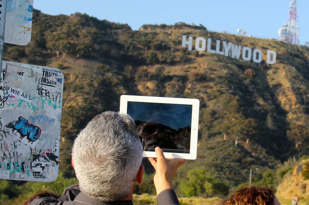 Visitors to Los Angeles