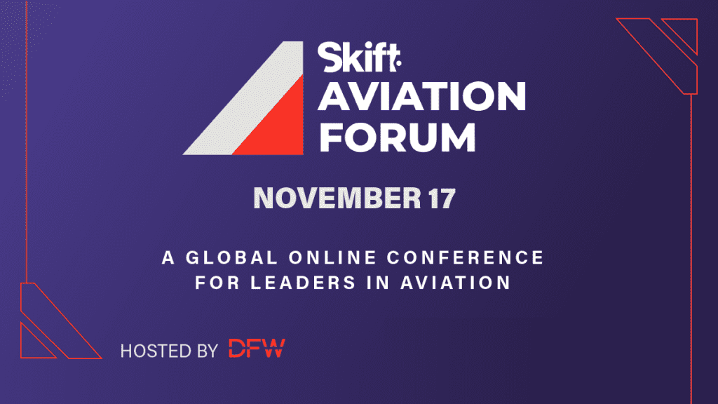 Skift Aviation Forum 2021 on November 17