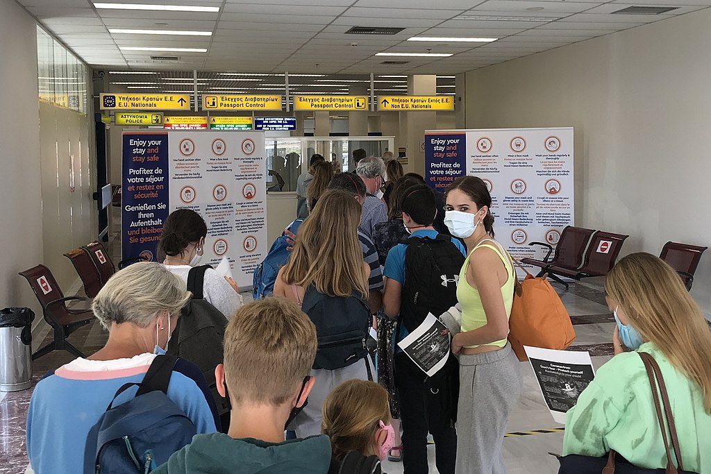 An airport in Greece