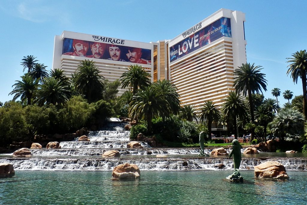 The Mirage (pictured) first opened in 1989.