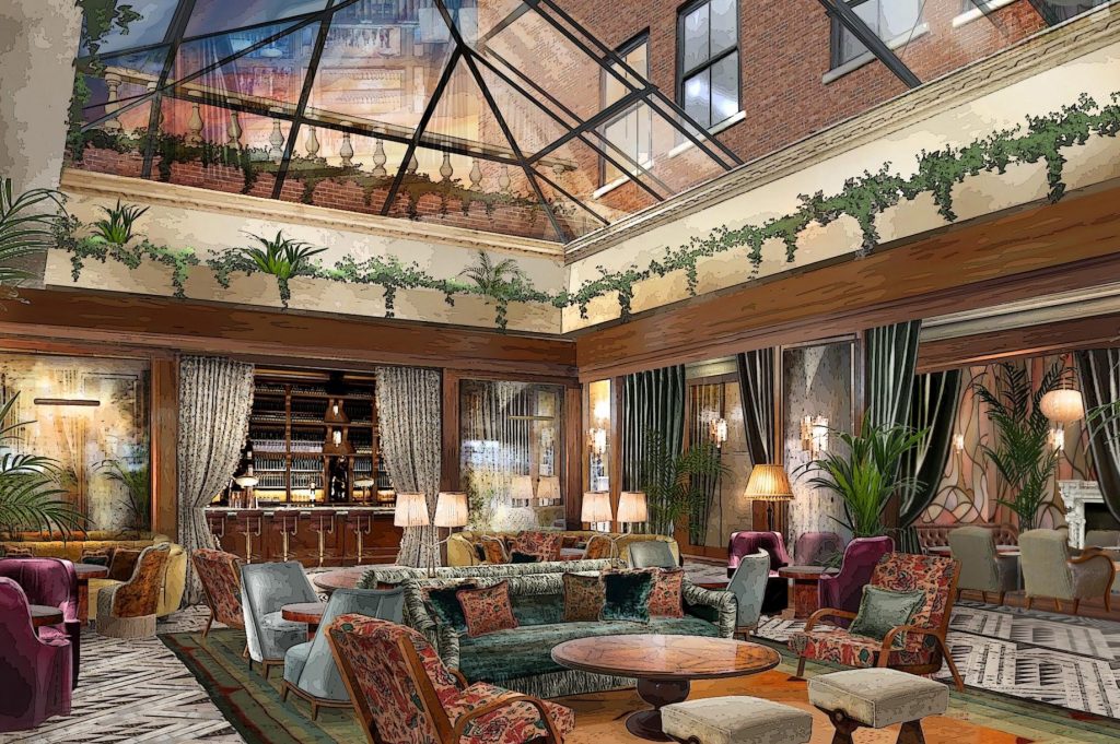 Membership Collective Group wants to beef up its membership base through new clubs like The Ned (pictured: a rendering of the planned The Ned NoMad in New York City).