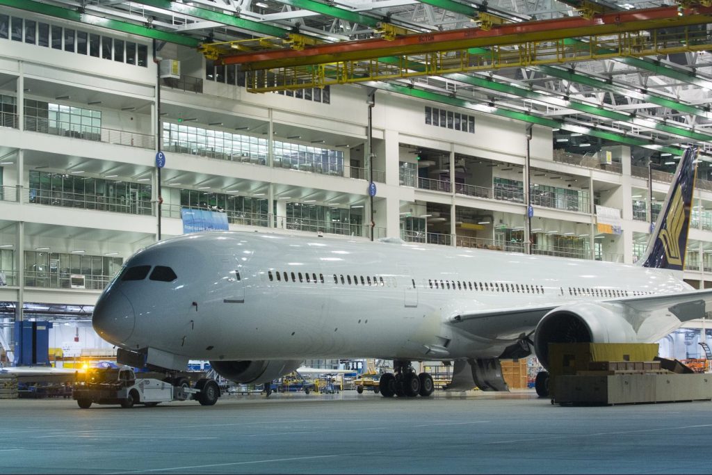 Boeing Assembly line