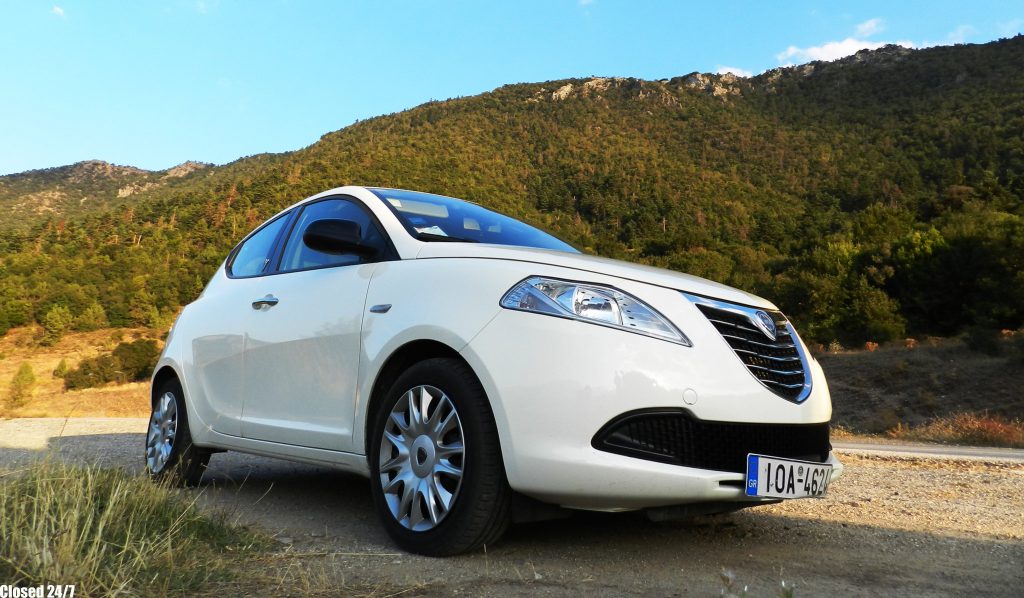A Lancia Ypsilon rental car in Borsas, Peloponnese, Greece on September 13, 2012. Booking.com advised transportation affiliates about banned phrases in promotions.