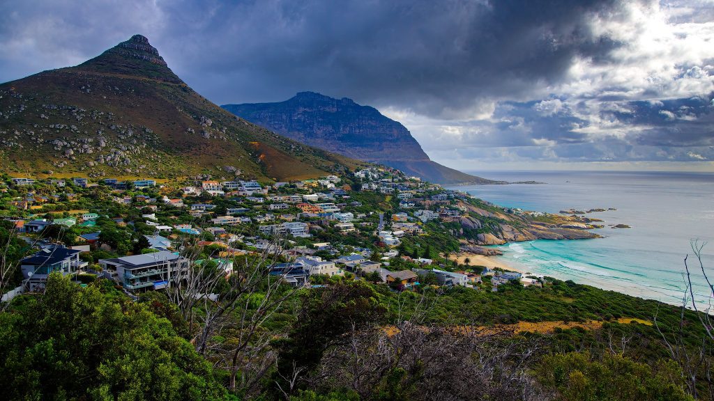 View of Western Cape, South Africa. 