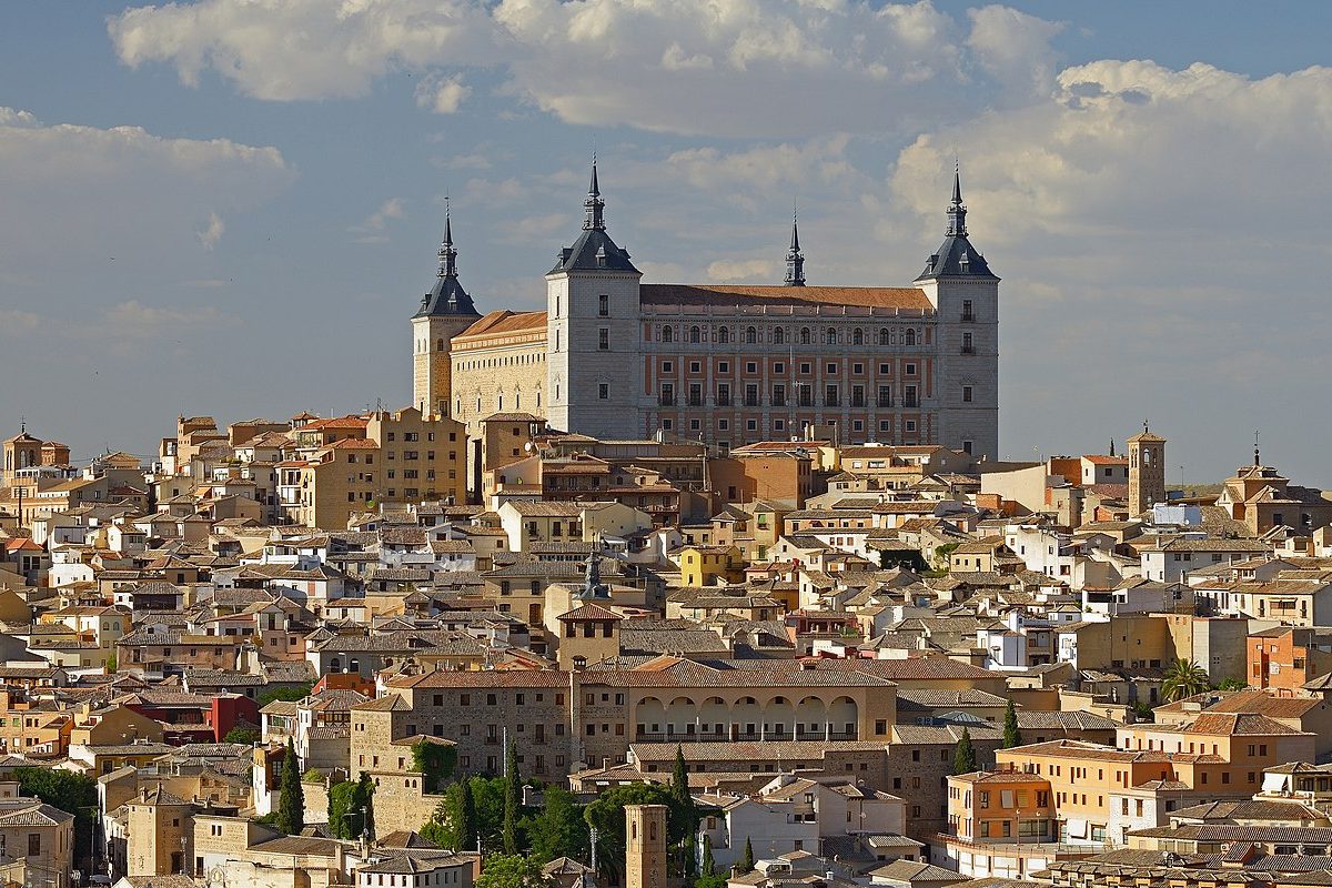 Alcázar of Toledo, a major tourist site in Spain.