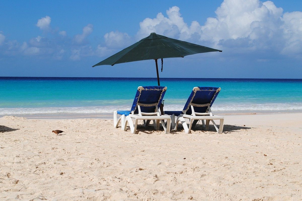 A beach in Barbados, which has launched an online travel booking platform to help boost local businesses.