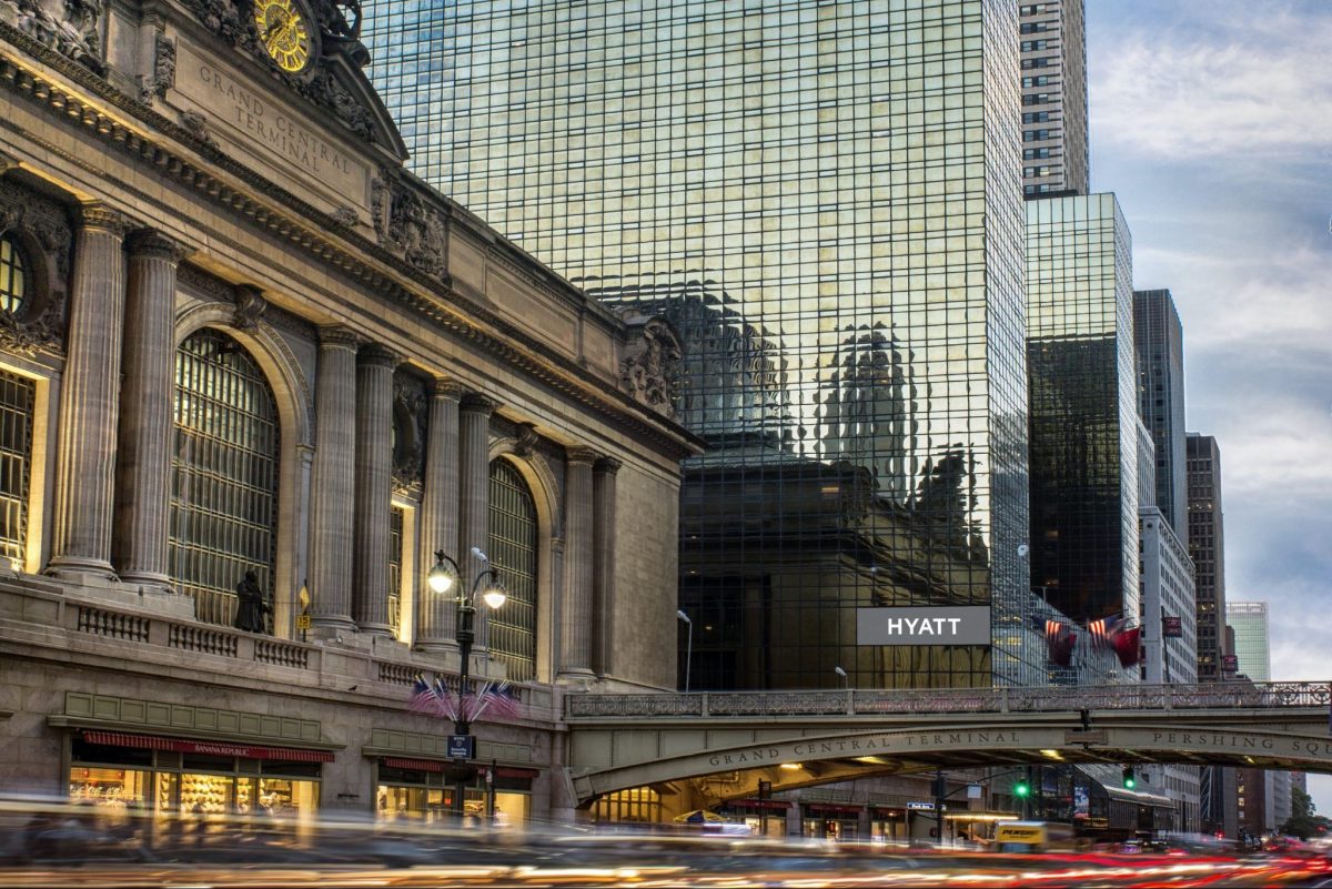 Exterior of the Hyatt Grand Central in New York City. 