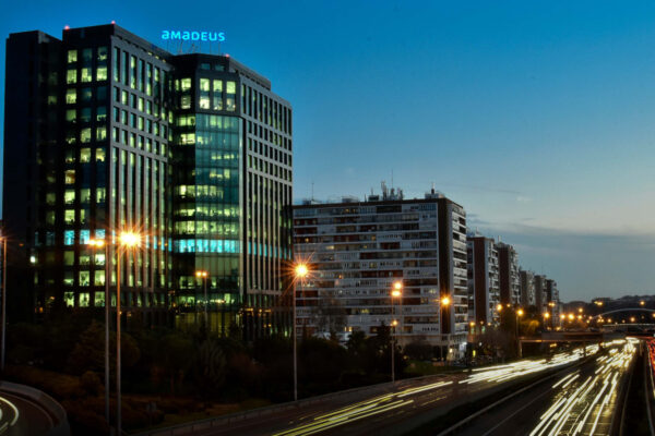 An office in Madrid, Spain, owned by Amadeus, the travel technology giant.