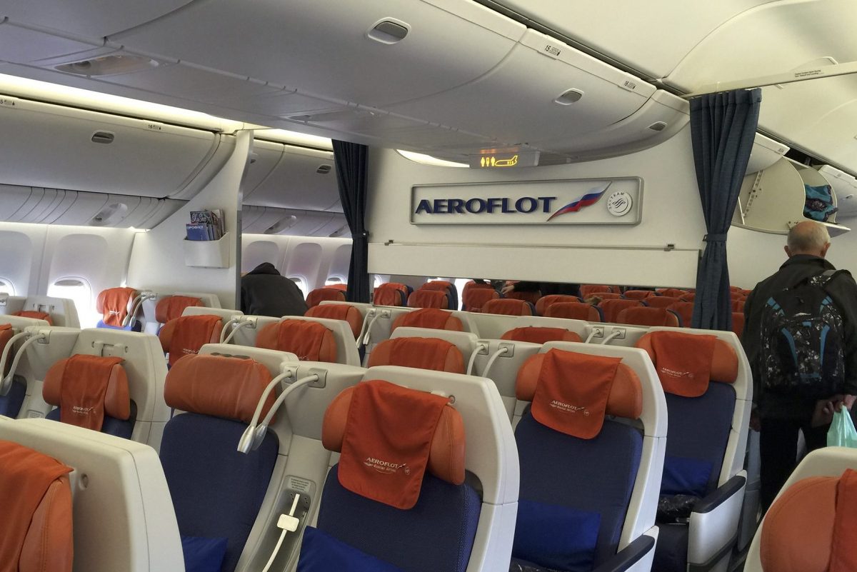 In Russia, an Aeroflot Airbus A320 as seen in 2018. Source: Aeroflot.