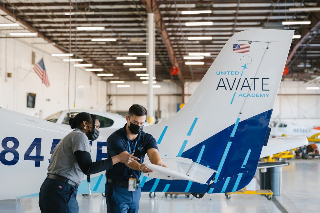 United hopes to increase the supply of pilots with its new United Aviate Academy.