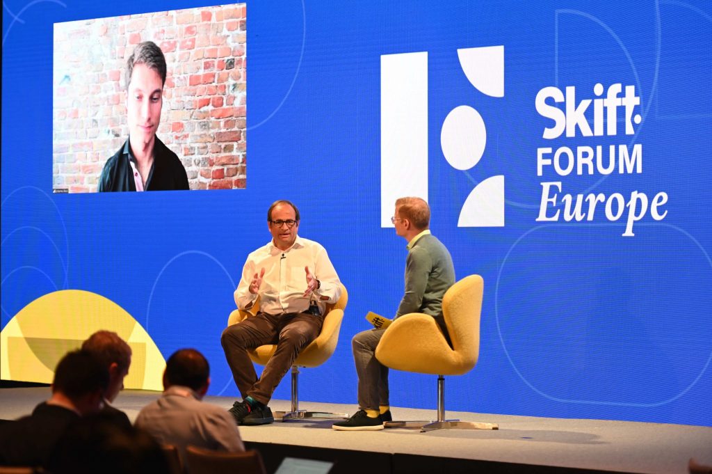 Future of Digital Travel panel at Skift Forum Europe 2022.