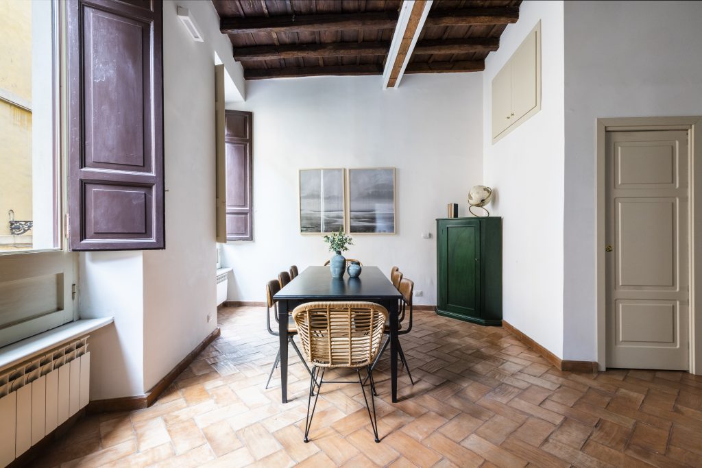 A Sonder apartment in Rome, Italy. The company said it booked 45 percent of its reservations on Sonder.com in 2021.