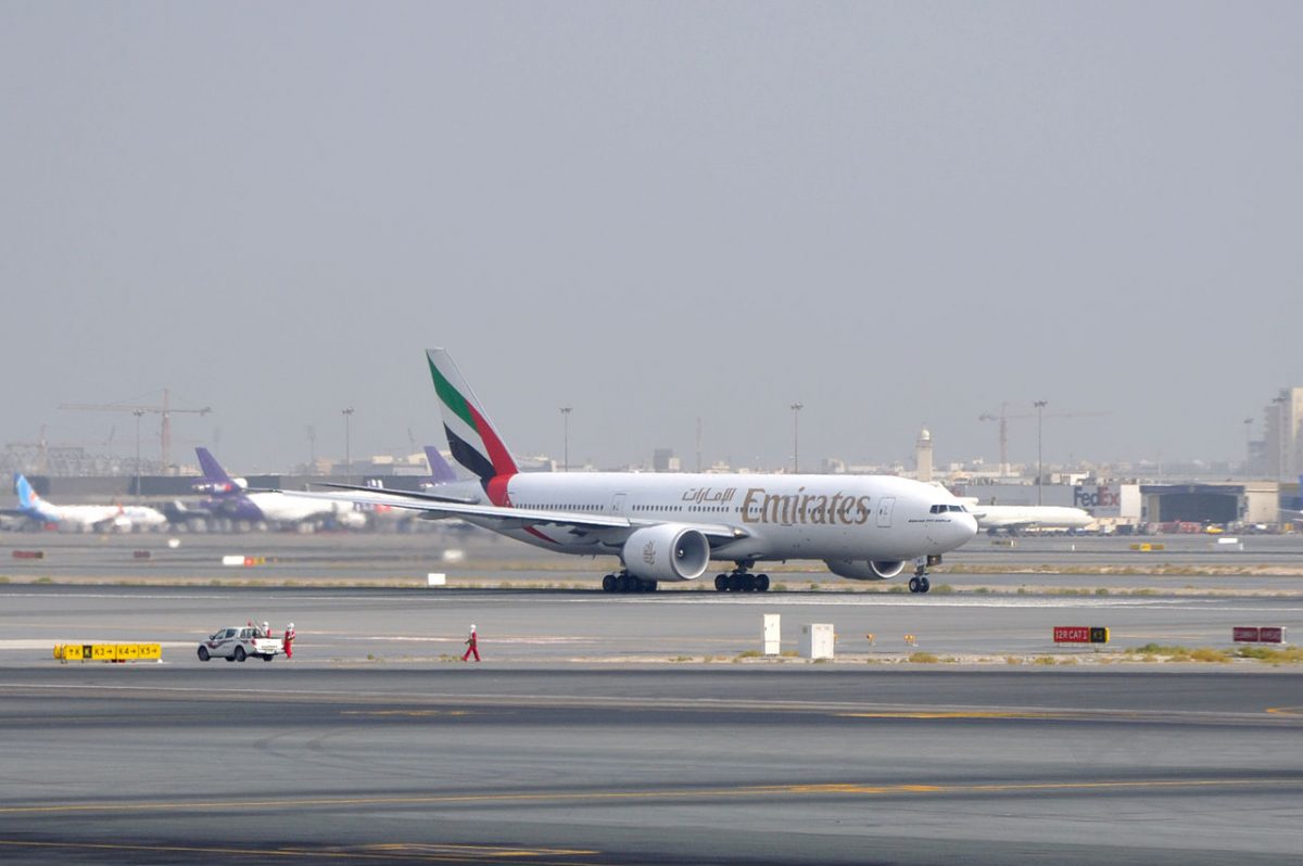 Dubai Airport passenger traffic numbers remain below pre-pandemic levels. Source: Wikimedia Commons.