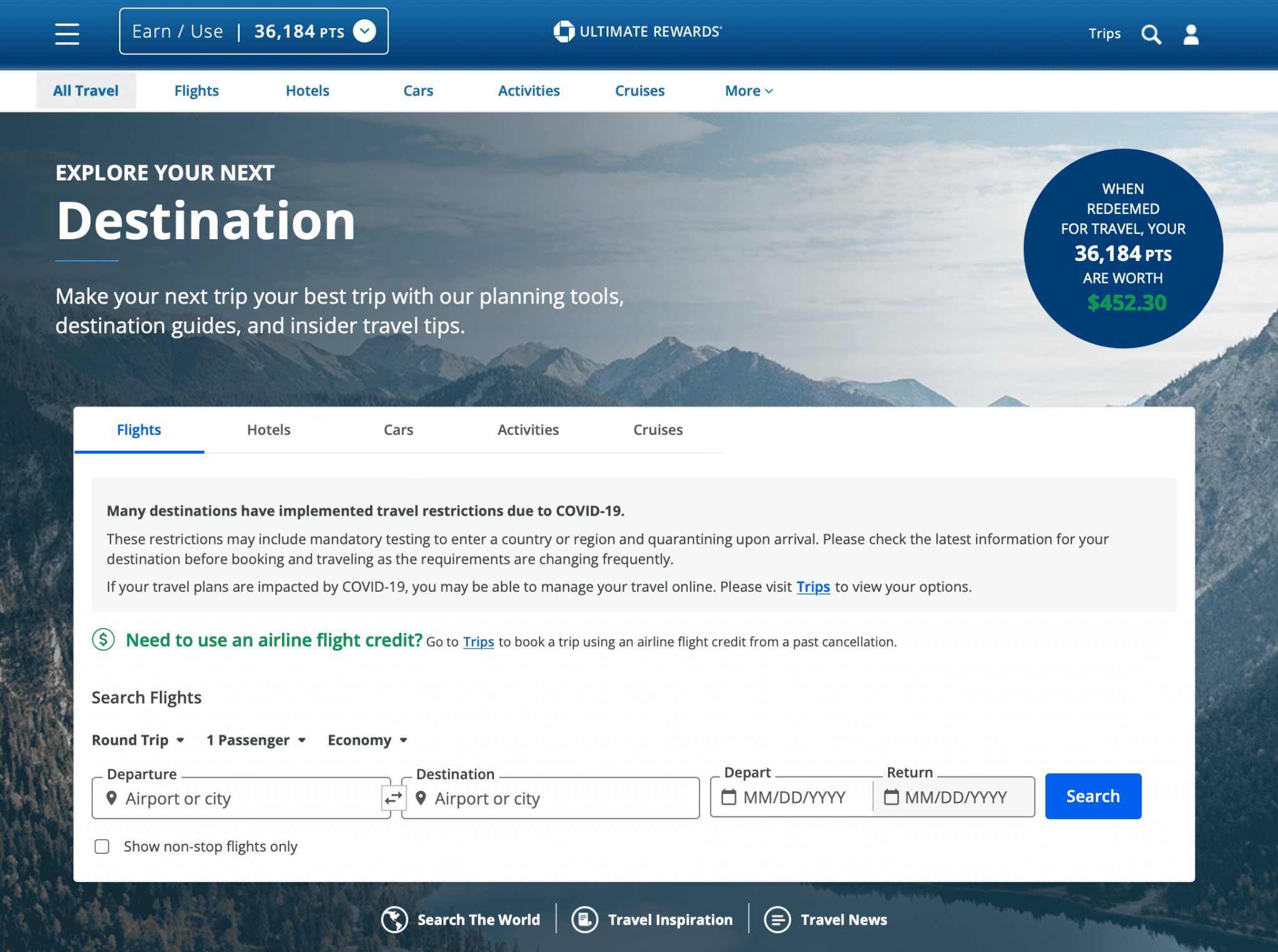 travel information portal