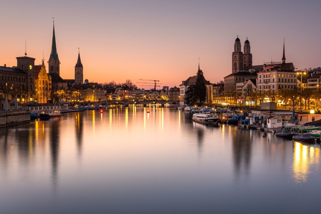 Zurich, Switzerland during spring 2020. Source: Photo by Kuhnmi via Flickr / Creative Commons.