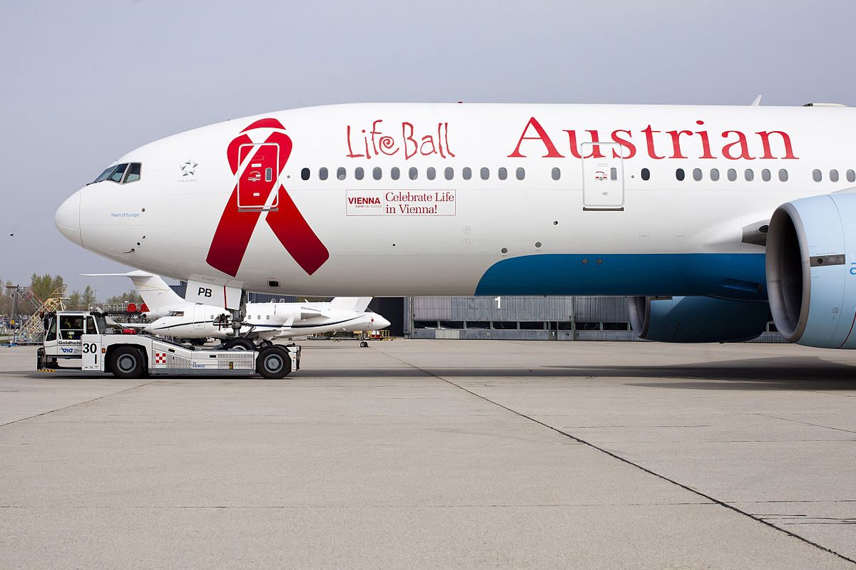 Austrian Airlines had to cancel flights because it was holding meetings. 