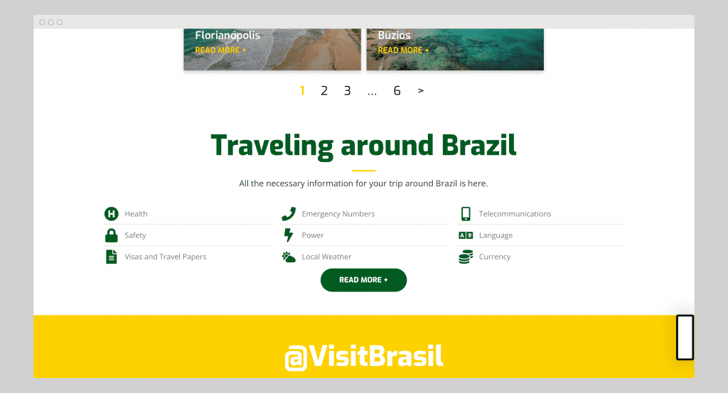 digital tourism website