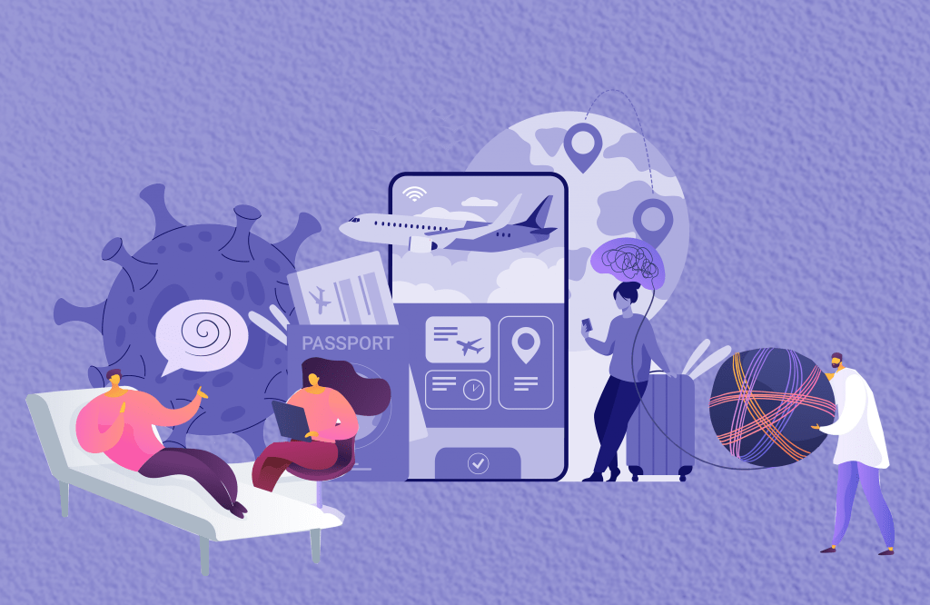 Illustration for story about the next-gen travel agent