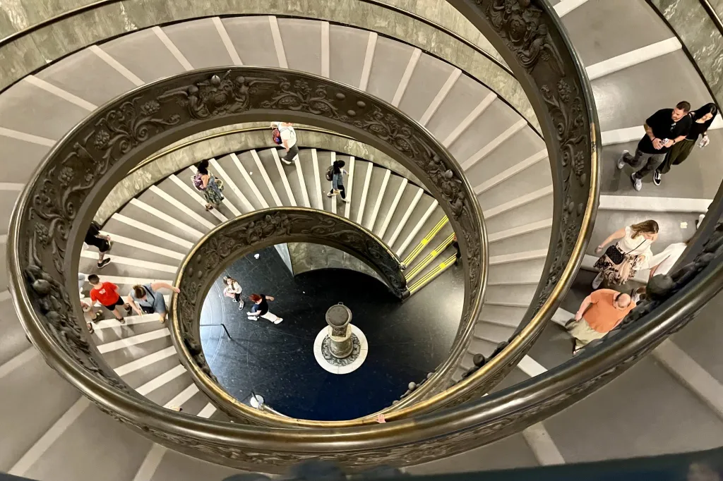 Vatican Museum staircase