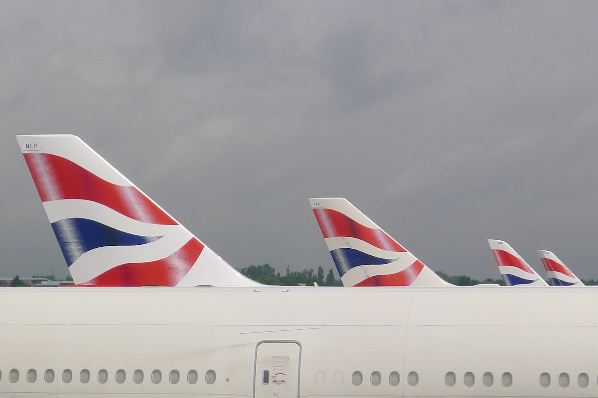 The tails of British Airways aircraft at London Heathrow airport. Source: Martin Deutsch/Flickr