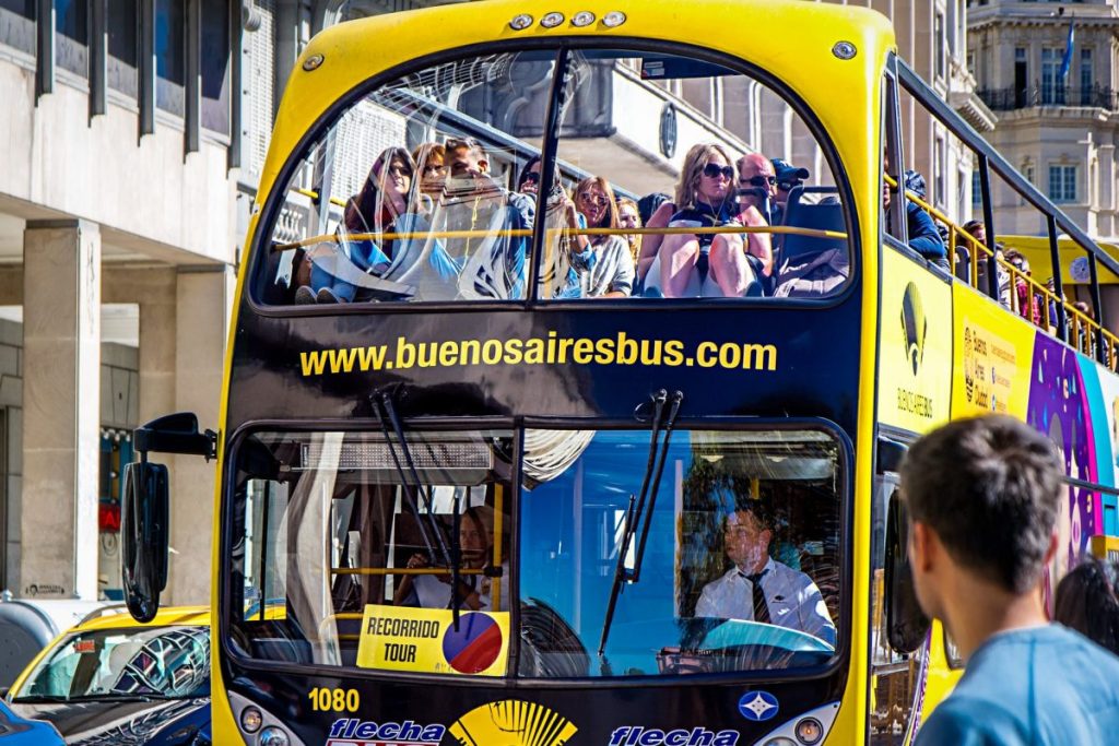 A bus in Buenos Aires