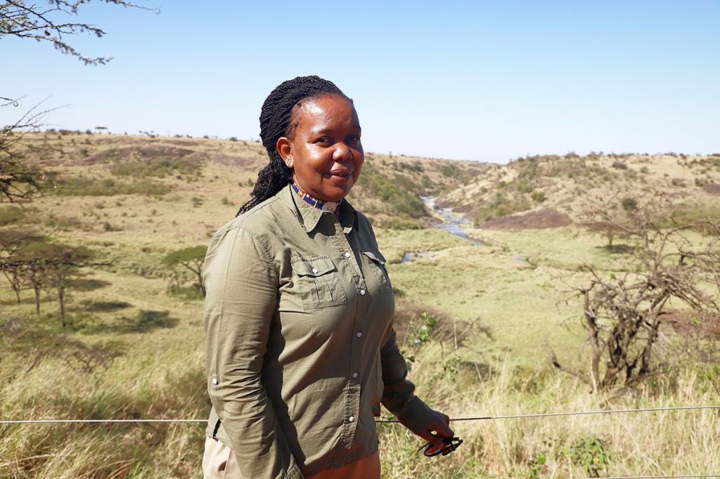 Mariana Kathini, the manager of Mahali Mzuri safari camp