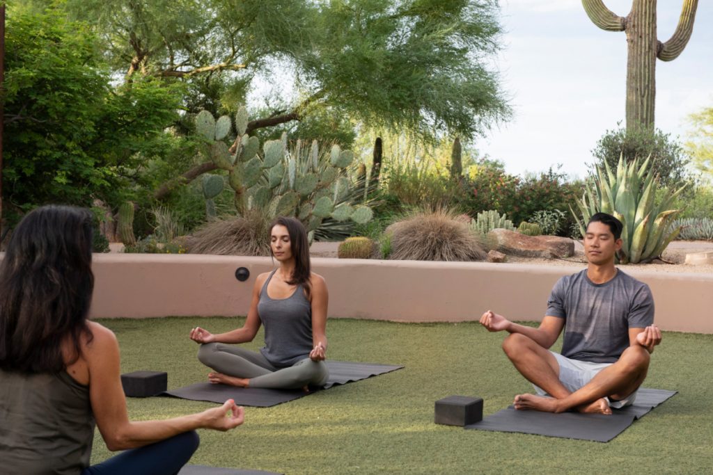 New for spring 2022, The Spa at Four Seasons Resort Scottsdale at Troon North introduces Desert Bathing as part of the rotating calendar of weekly programming. Source: Four Seasons.