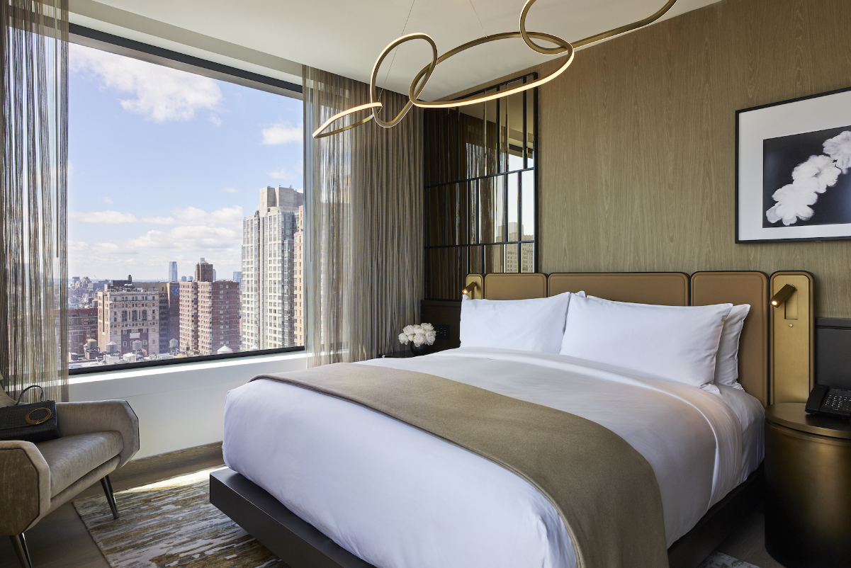 In July, The Ritz-Carlton New York, NoMad debuted in Manhattan 50 stories above the North of Madison Square Park district. Source: Marriott International.
