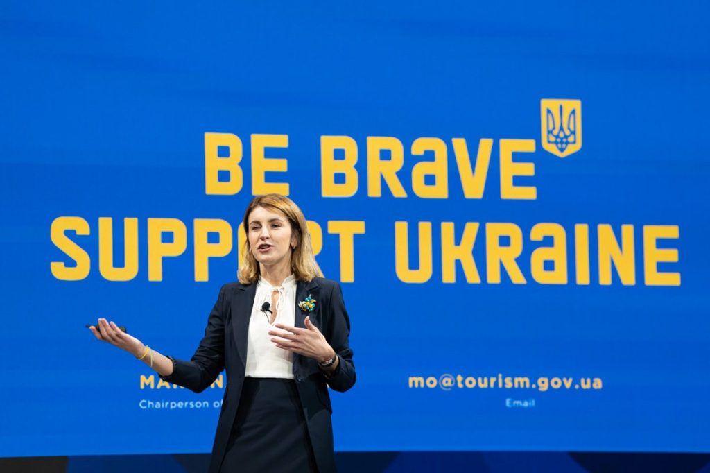 Mariana Oleskiv, head of State Agency for Development of Tourism of Ukraine