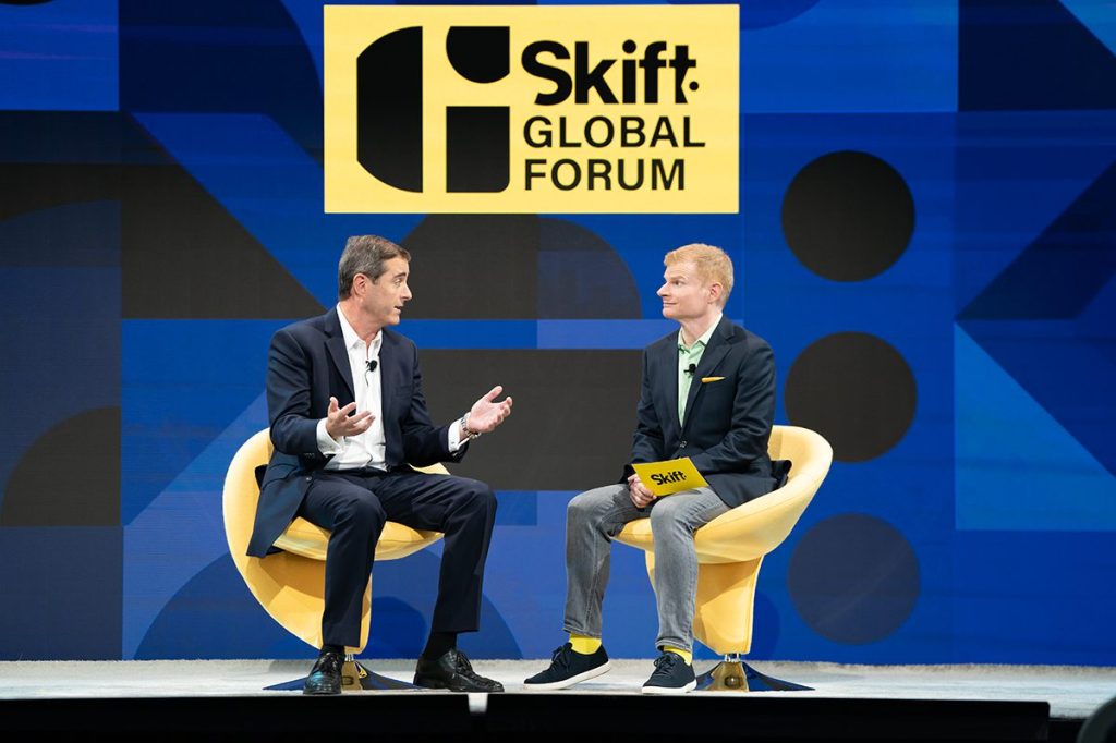 IHG CEO Kieth Barr at Skift Global Forum