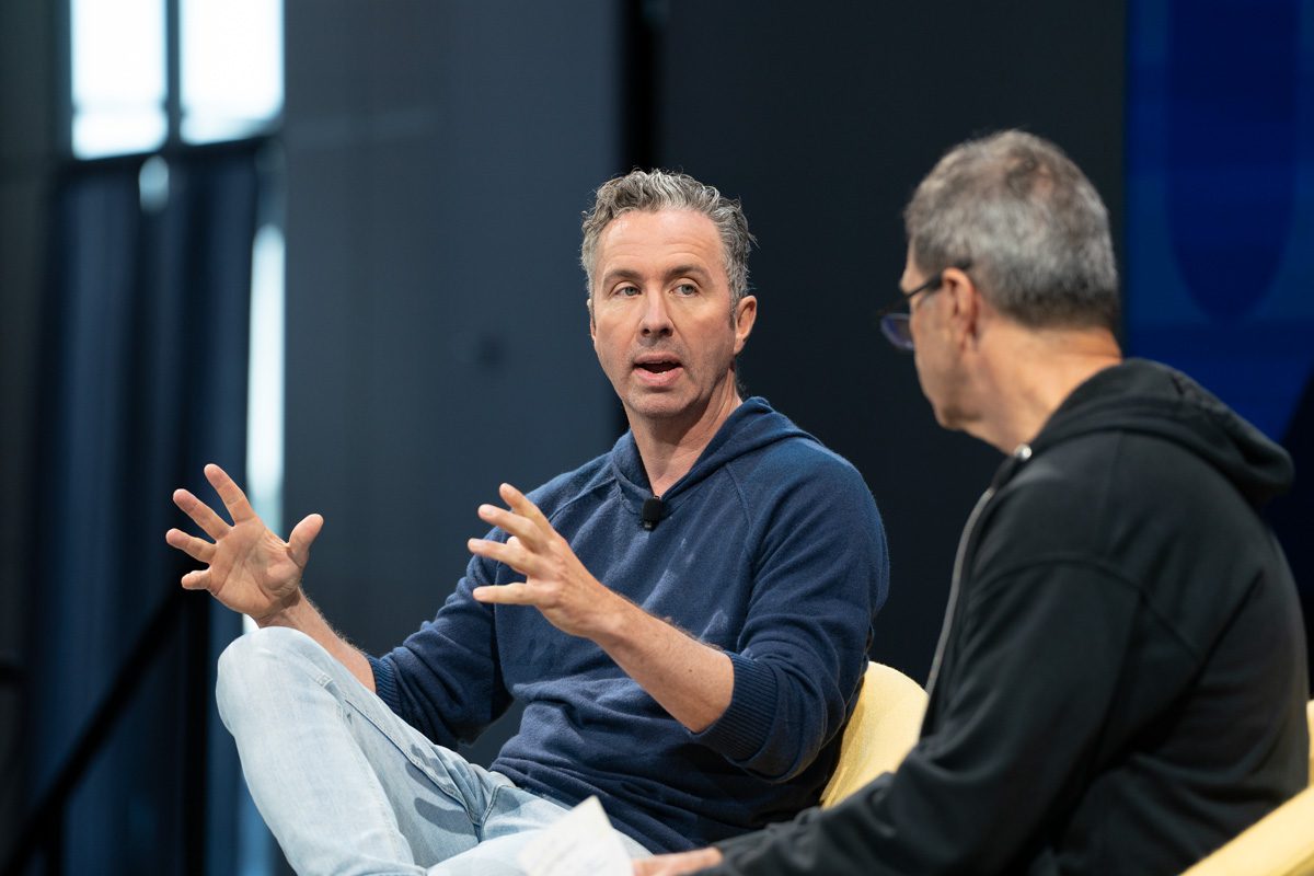 Hopper CEO Frederic Lalonde discusses fintech at Skift Global Forum. 