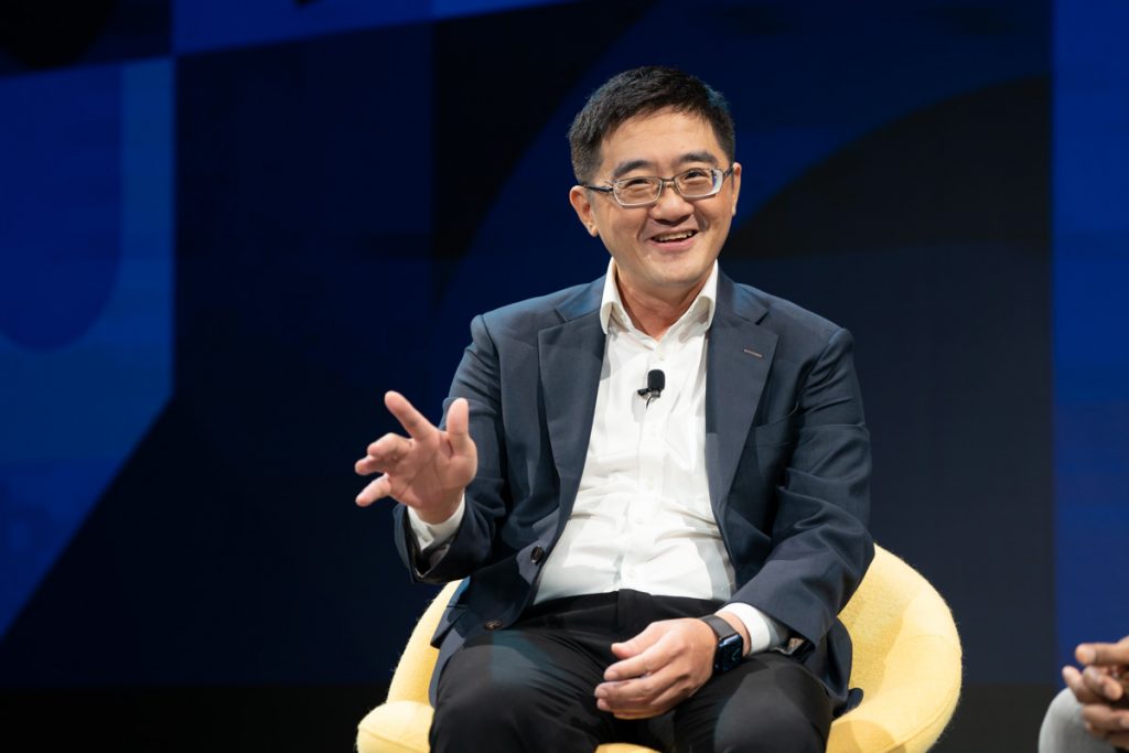 Choon Yang Quek in conversation with Rafat Ali at the Skift Global Forum in New York on Wednesday.