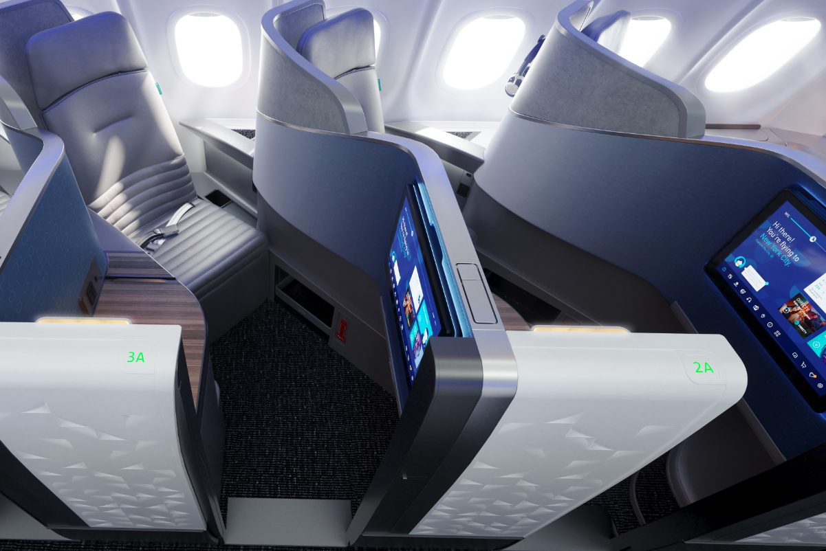 JetBlue's premium class seats, Mint, for transatlantic flights. Source: JetBlue Airways.