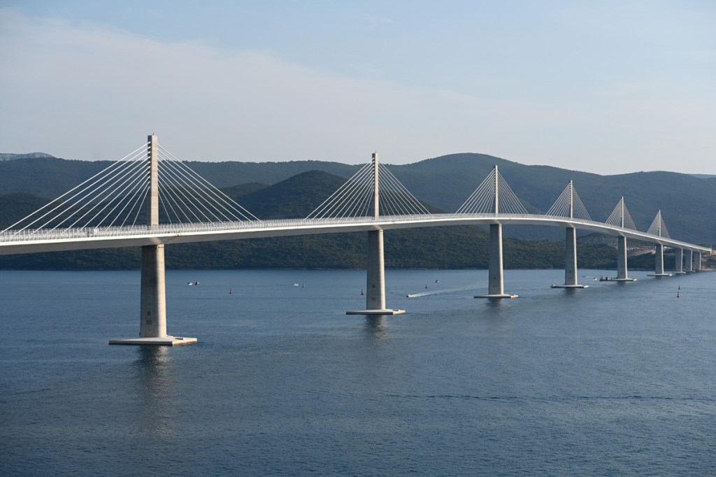 Peljesac Bridge in Croatia