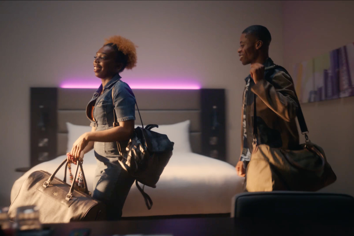 Characters in a 2022 TV ad for Premier Inn. Source: Whitbread.