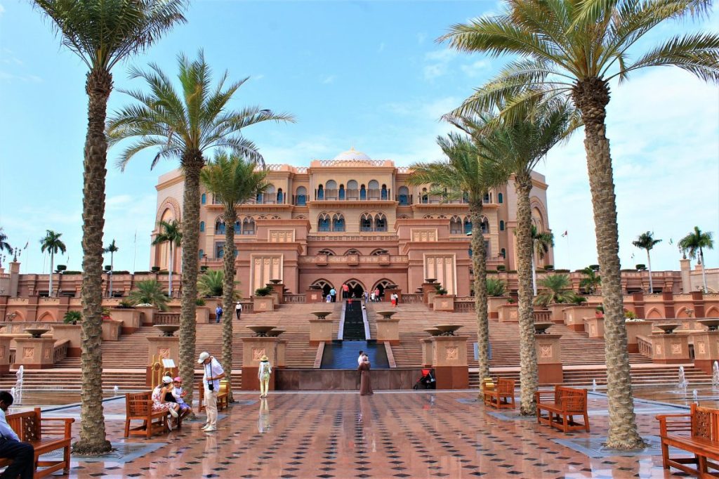 Emirates Palace in Abu Dhabi