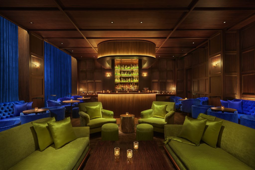 A view of one of the lounge bars, called the Punch Room, at The Tampa Edition, which opened in September 2022 in Tampa, Florida. Source: Marriott International.