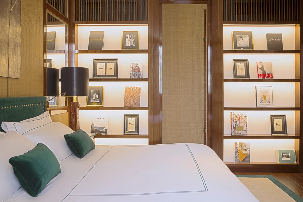 A guest room at the Portrait Milano in Milan, Italy. Source: Lungarno Collection.