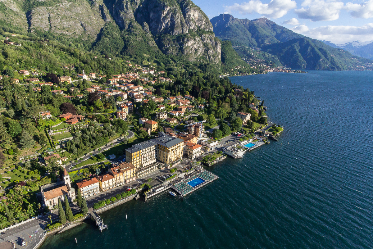 A photo illustration of a planned Edition hotel for Lake Como, Italy, that will be owned and developed by Bain Capital and Omnam Group. Set to open in 2025 with 145 guest rooms. Source: Marriott International.