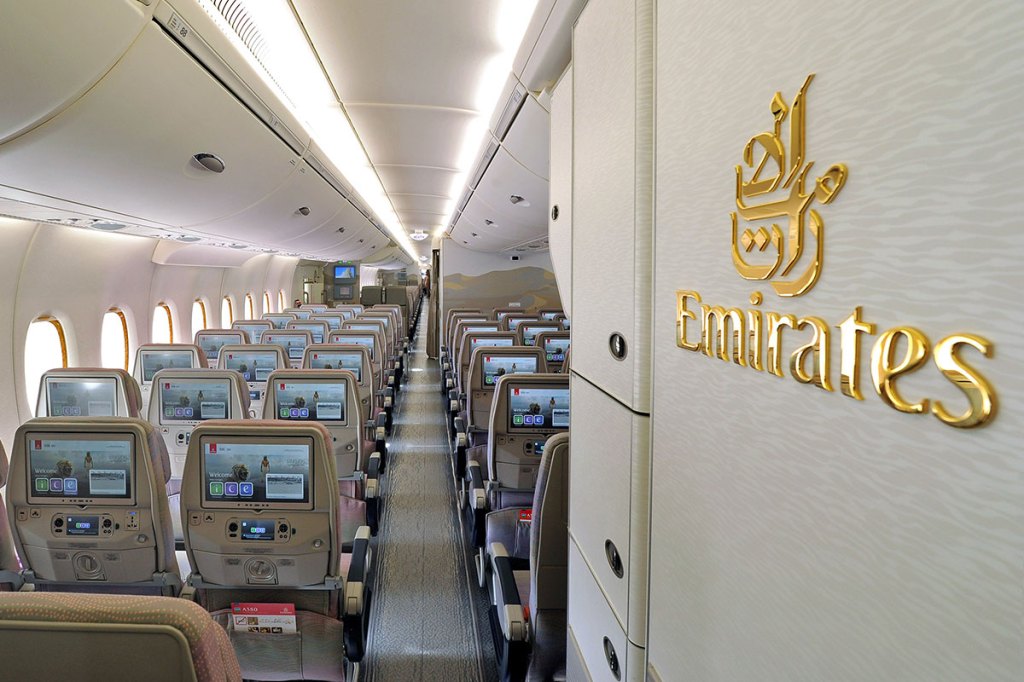 Emirates A380 Economy Class