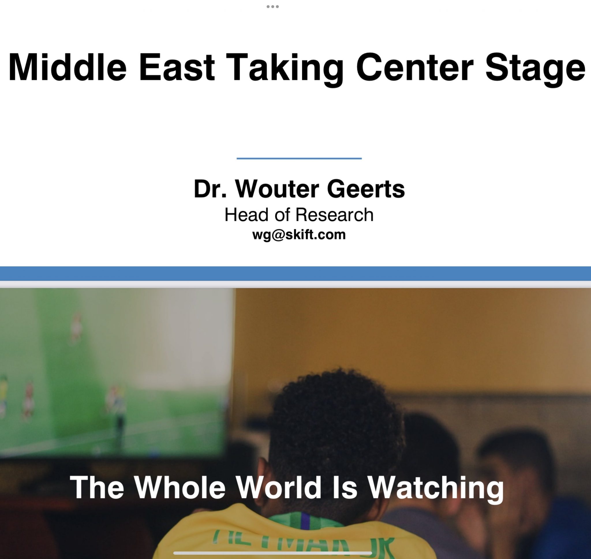 The Middle East Is Connecting All Parts of the World