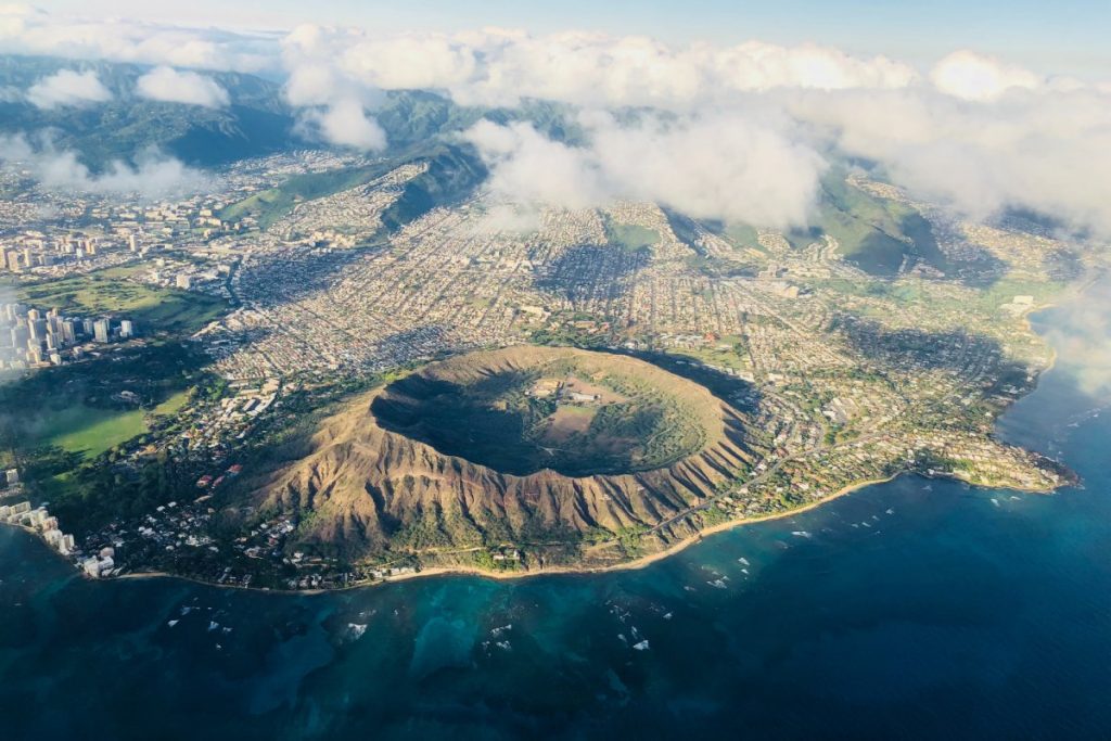 Diamond Head Crater in O‘ahu, United States. Photo by Chase O.