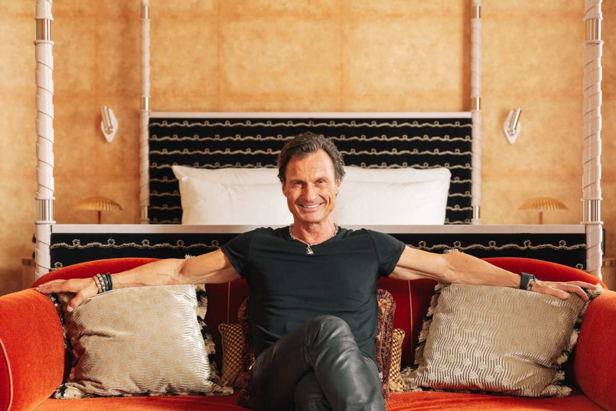 Norwegian billionaire Petter Stordalen, who owns Strawberry, a hotel and retail investment corporation, is shown at a new hotel he owns. Source: Sommerro.