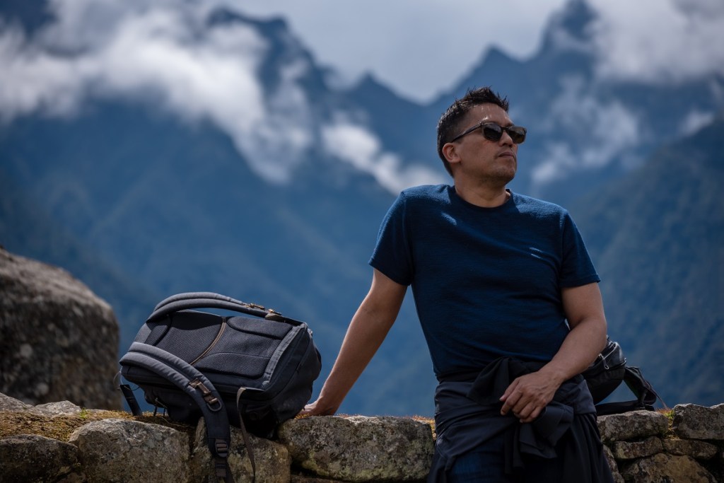 G adventures founder Bruce Poon Tip in Machu Picchu, Peru.