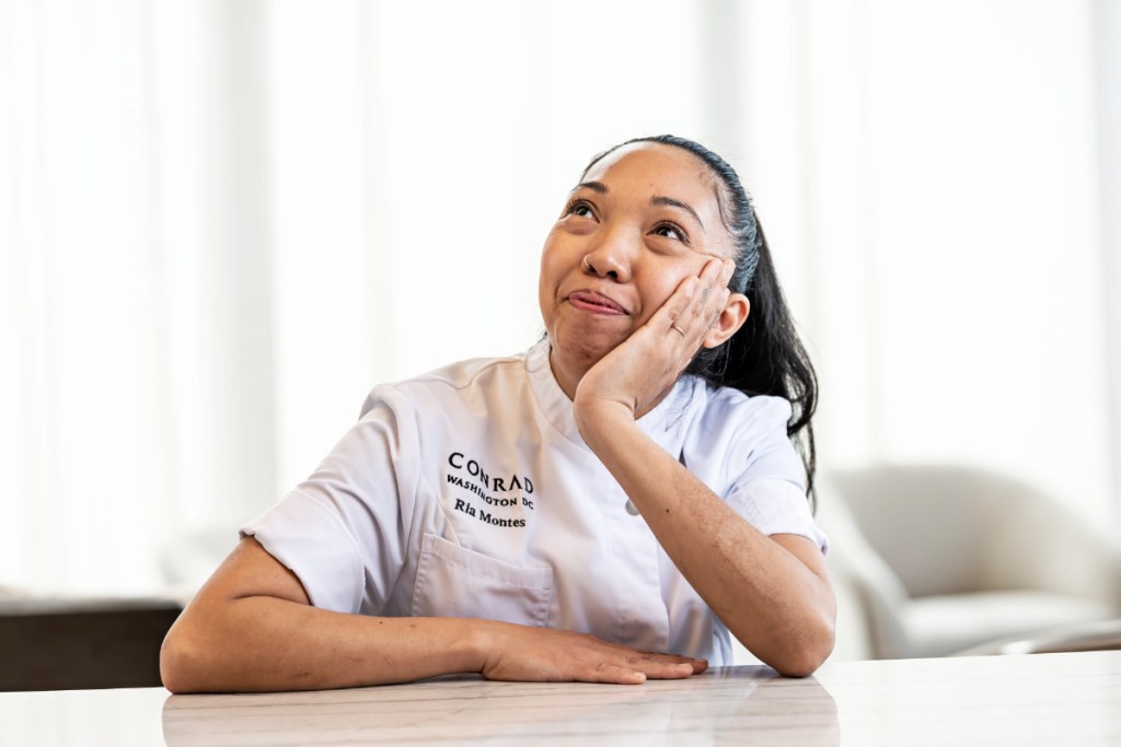 RIA MONTES Chef de Cuisine Chef Ria Montes of the Conrad dc source conrad